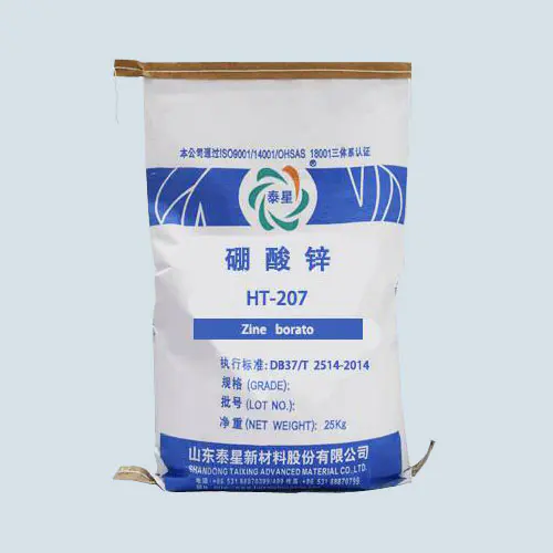 Lượng kẽm borat được thêm vào vật liệu cáp PVC là bao nhiêu?